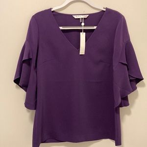 NWT Trina Turk purple blouse